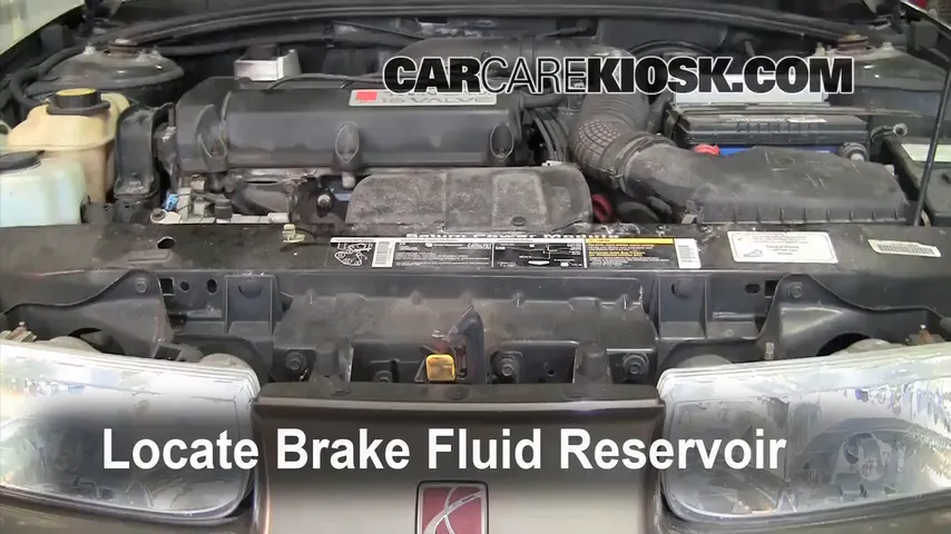 2000 Saturn SL 1.9L 4 Cyl. Brake Fluid